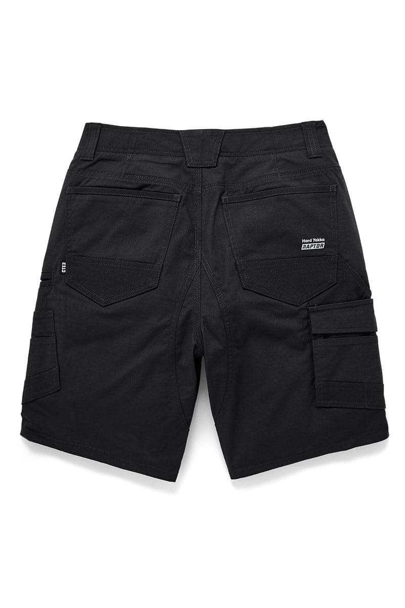 Hard Yakka Women's Raptor Mid Short Y08228 flat lay back