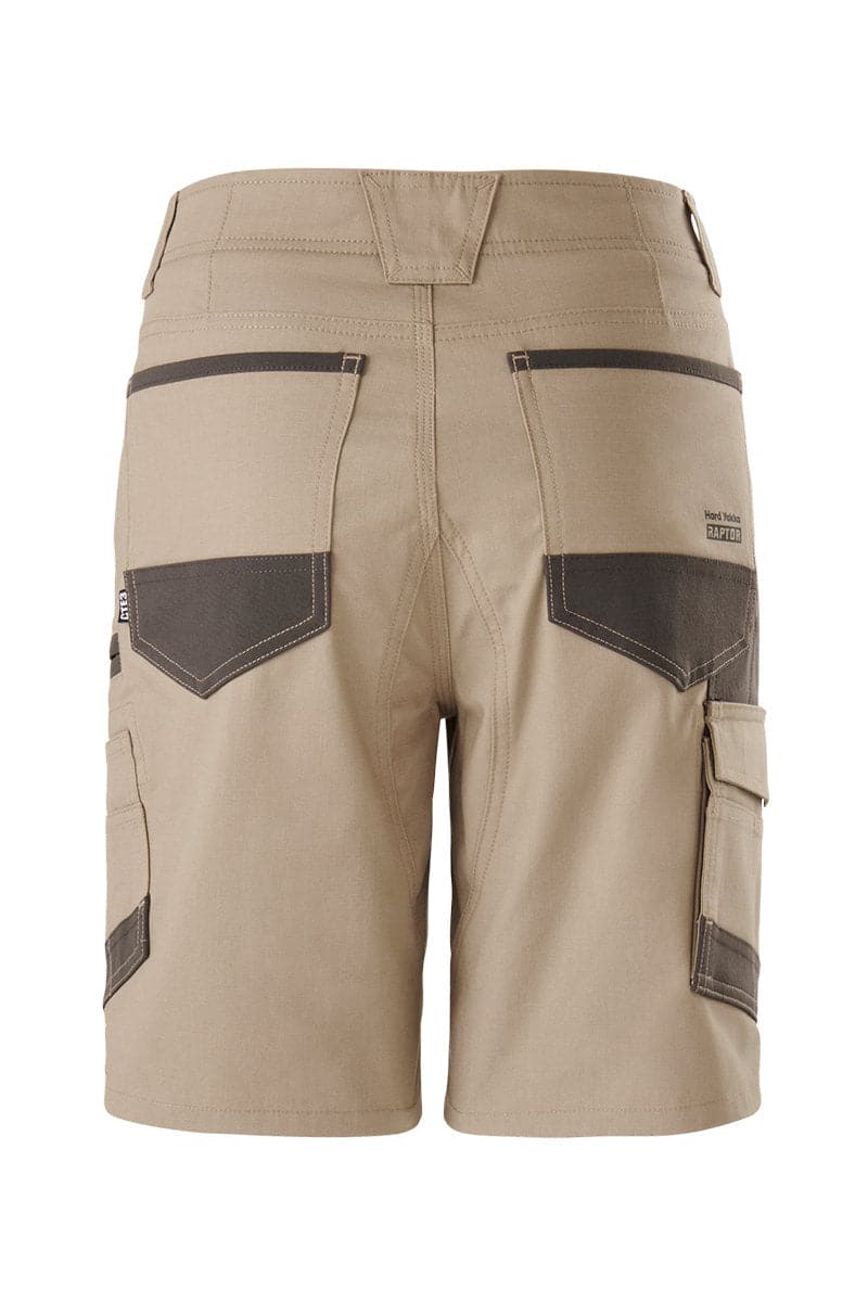 Hard Yakka Women's Raptor Mid Short back detail