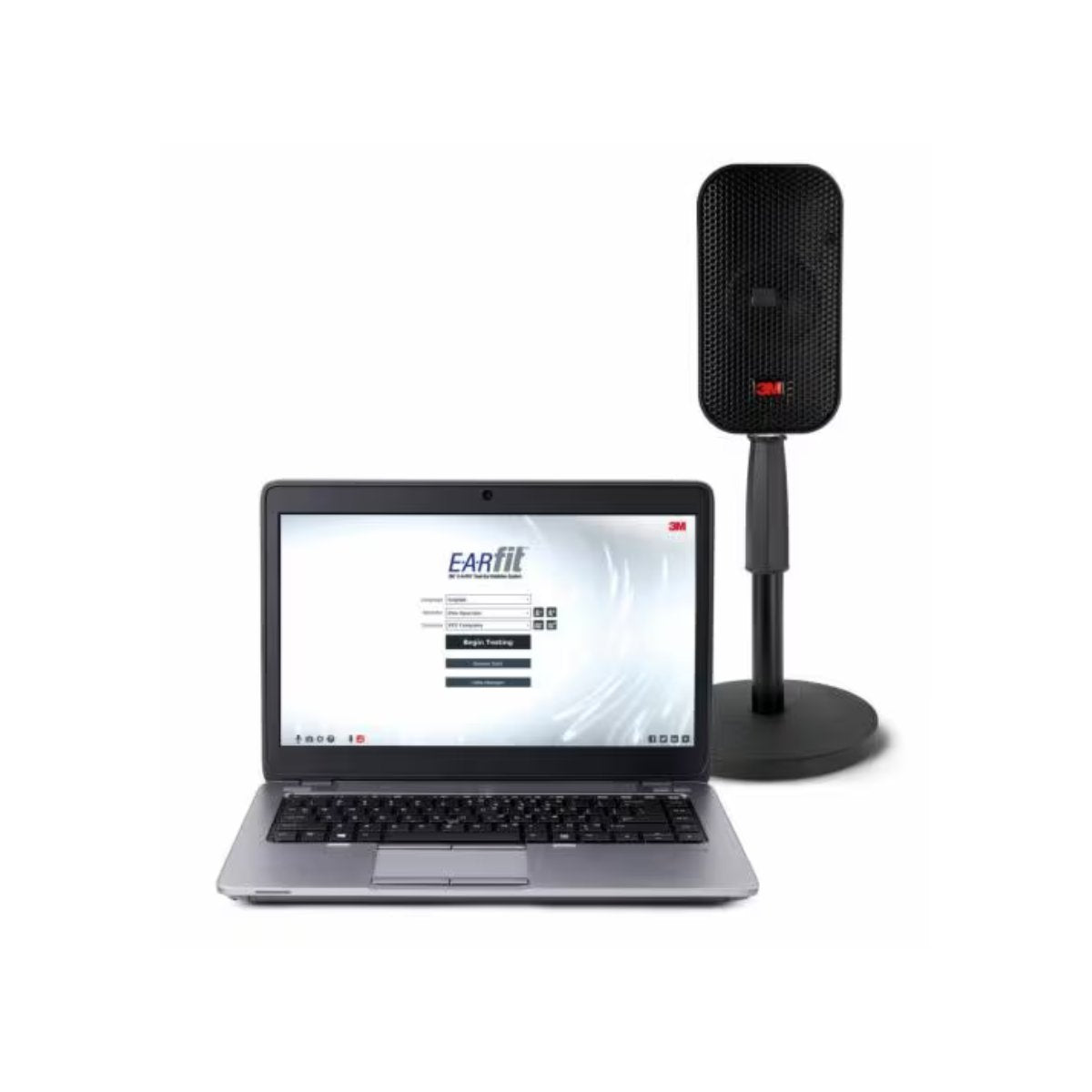 3M E-A-Rfit Dual-Ear Validation System setup