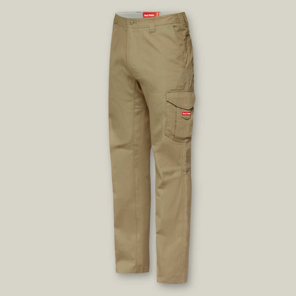 Hard Yakka Koolgear Core Vented Cotton Work Cargo Pant Y02300 in Khaki
