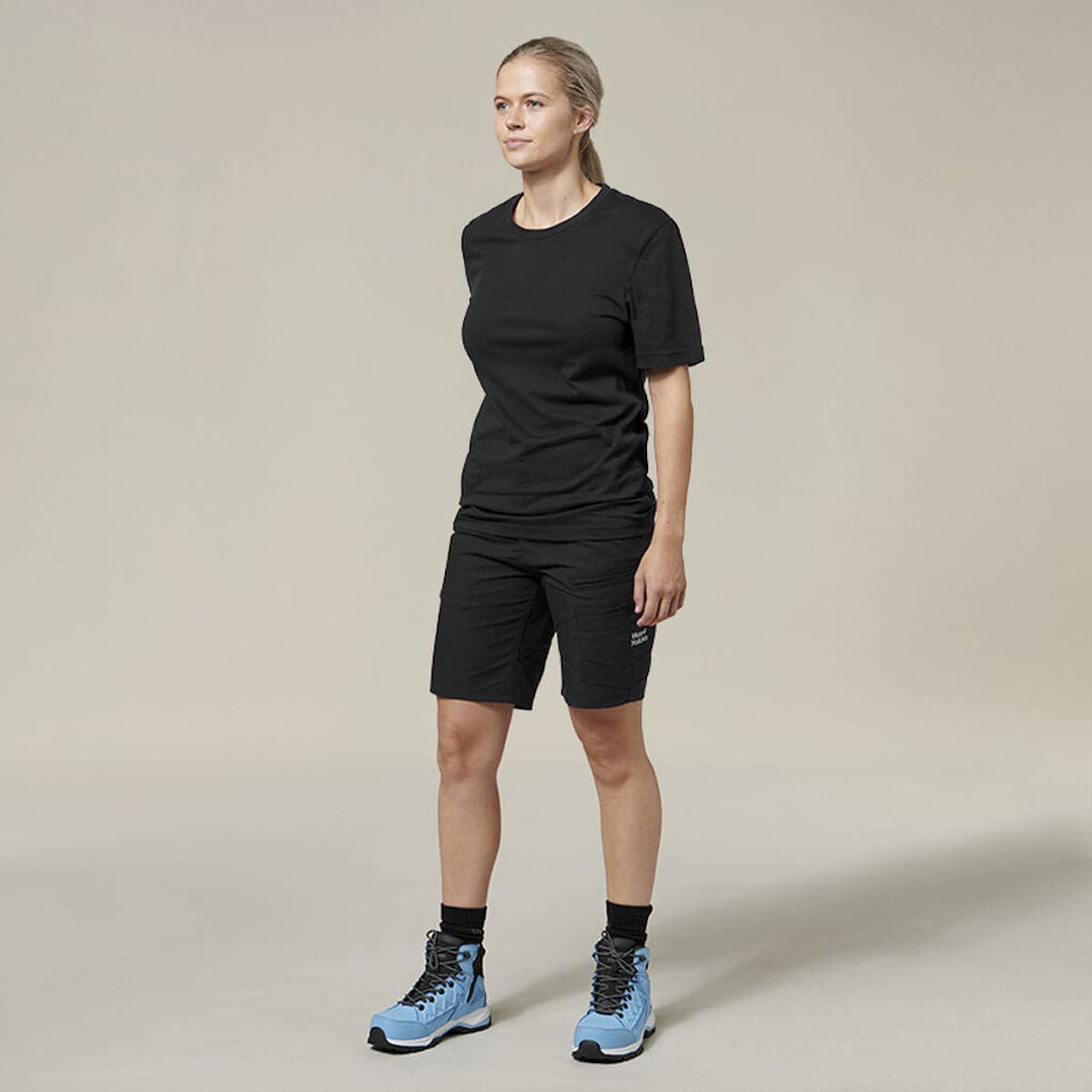 Hard Yakka Women's Raptor Mid Short Y08228 side view
