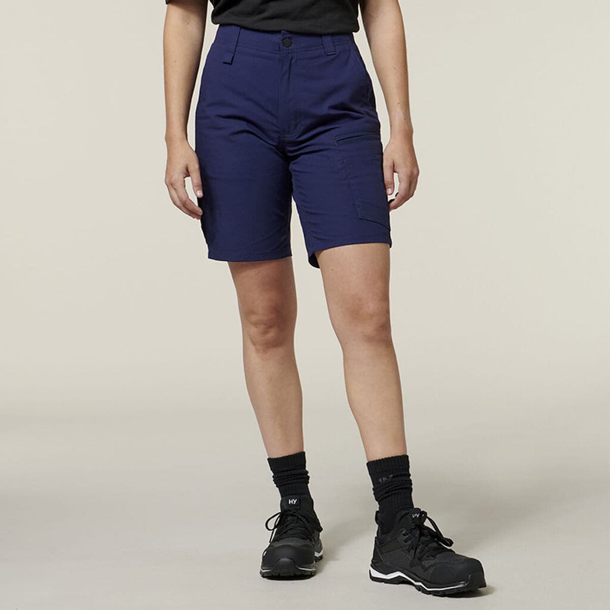 Hard Yakka Women's Raptor Mid Short on model