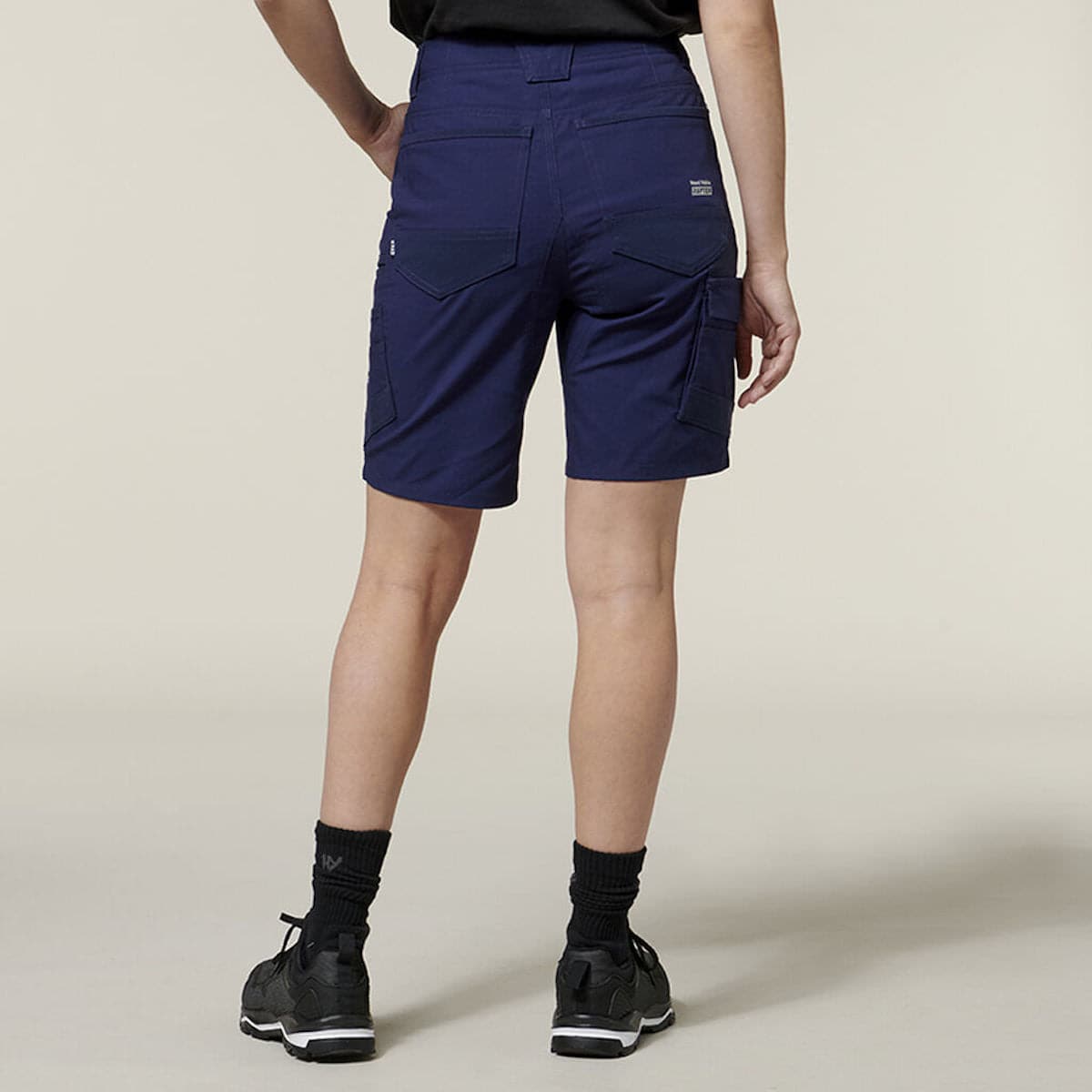 Hard Yakka Women's Raptor Mid Short Y08228 back view