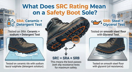 What Does SRC Rating Mean on a Safety Boot Sole