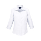 Biz Collection Oasis shirt LB3600 close up logo placement
