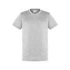 Biz Collection Men's Aero Short Sleeve Tee T800MS in Silver