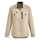 Syzmik Women's Outdoor Long Sleeve Shirt ZW760 beige front