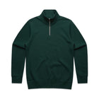 ascolour Men's Stencil Half Zip 5125 green front