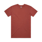 ascolour Men's Staple Tee front view in red shade