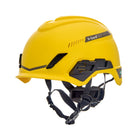 MSA V-Gard H1 Trivent helmet worn by worker