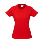 Biz Collection Women's Ice Short Sleeve Tee - Bright Colours T10022 in Red