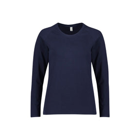 Biz Care Women's Long Sleeve Tee Front View