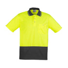 Syzmik hi-vis polo rear view