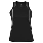 Women's Razor Singlet SG407L black front
