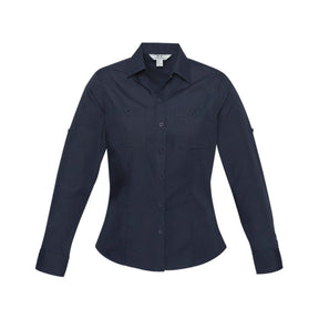 Biz Collection Bondi long sleeve shirt chest pocket detail
