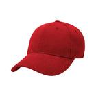Heavy Brushed Cotton Cap 4171 in Red