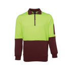 Hi Vis 1/2 Zip Fleecy front