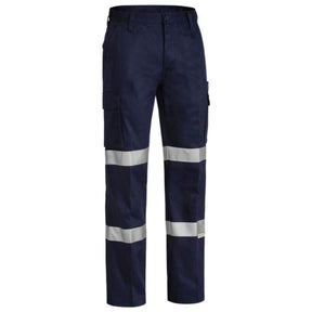 Bisley Taped Biomotion Drill Cargo Work Pants front view