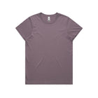 Purple women's faded tee for casual wear