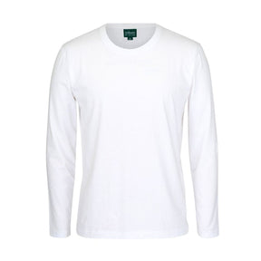 JB's cotton long sleeve non-cuff tee, front view