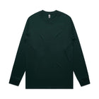 ascolour Men's Classic L/S Tee - Colours 5071 front view green