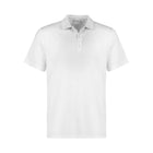 Biz Collection Men's Action Short Sleeve Polo P206MS in White