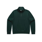 ascolour Women's Stencil Half Zip 4125 green fleece sweatshirt front view