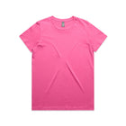 ascolour Women's Maple Tee 4001 - Pinks, Oranges and Reds in Charity Pink
