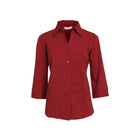 Biz Corporates Metro 3/4 sleeve shirt LB7300 worn by model front
