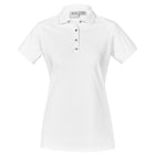 Women's City Short Sleeve Polo P105LS white front