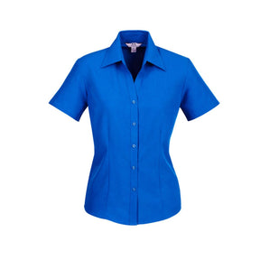 Biz Care Oasis shirt open neckline detail