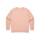Pink crewneck sweatshirt for women