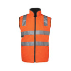 Orange Hi Vis Polar Fleece Vest Front