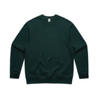 ascolour Men's Heavy Crew front view green