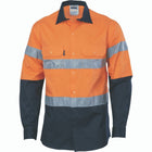 DNC HiVis D/N 2 Tone Drill Shirt 3536 Orange