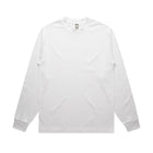 ascolour Men's Heavy L/S Tee front view white