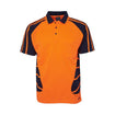JB's Wear Hi Vis Short Sleeve Spider Polo 6HSP