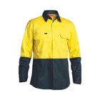 Bisley Hi Vis Drill Shirt front view