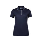 Biz Collection Women's Focus Short Sleeve Polo P313LS in Navy/White