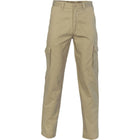 DNC Cotton Drill Cargo Pants in khaki