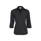 Biz Corporates Metro 3/4 sleeve shirt LB7300 fabric detail