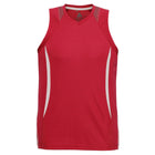 Men's Razor Singlet SG407M red front view