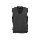 Women's V-Neck Knit Vest LV3504 in dark gray