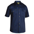 Bisley Cotton Drill Shirt Front View