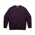 ascolour Men's Heavy Crew front view purple