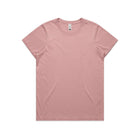 Pink women's faded tee for casual wear