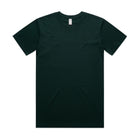ascolour Men's Block Tee front view dark green