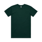 ascolour Men's Staple Tee front view dark green