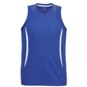 Men's Razor Singlet SG407M blue front view