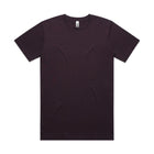 ascolour Men's Block Tee - Colours 5050 front view dark purple